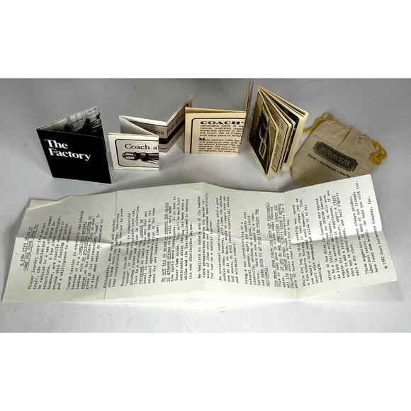 Coach Bonnie Cashin Small Satchel Briefcase Bag -Original Paperwork -Distressed - Picture 5 of 12